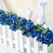 Fake Flowers - 4pcs 32.8 FT Artificial Spring Rose Vine Flower Plants Hanging Rose Ivy for Home Hotel Office Wedding Party Garden Craft Art Décor